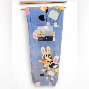 Bluey and Bingo Easter Plush Throw Blanket